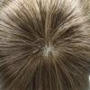 Toupee For Men Hair Piece All Transparent PU Mens Toupee Human Hair Replacement System Durable Hairpieces For Men Full Poly Mens Hairpiece (7"X9", 60RY) view 4