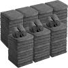 Shimeyao 48 Pack Bleach Proof Towels Microfiber Absorbent Bleach Resistant Hair Quick Dry Towels Bulk for Gym Bath Spa Home Hair Drying, 16 x 27 Inches (Grey) view 1