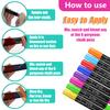 Jim&Gloria Dustless Hair Chalk 8 colors Plus Temporary Fake Tattoo with Gold and Silver 10 colors view 3