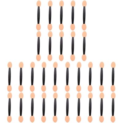 Beaupretty 300 pcs Double Ended Eyeshadow Sponge Tip Eye Shadow Makeup Dual Sided Cosmetic Tools Women Girls