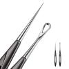 2 Pack Pimple Popper Tool Blackhead and Blemish Remover Extraction Tools for Estheticians Professional Pore Extractor Tools for Nose & Face view 1