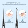 2 Pack Pimple Popper Tool Blackhead and Blemish Remover Extraction Tools for Estheticians Professional Pore Extractor Tools for Nose & Face view 2