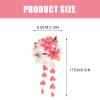 Beaupretty Japanese Flower Hair Clip Makeup Bag, Floral Hair Accessories with Tassel for Kimono, Hair Pin, Hair Comb, Women's Hair Decoration view 3