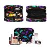 MNSRUU Goth Toiletry Bag Luminous Bat Makeup Bag Spooky Hanging Travel Bag for Toiletries 3 PCS Toiletry Organizer Portable Makeup Cosmetic Bag Brushes Set view 4