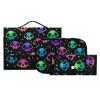 MNSRUU Toiletry Bag Rainbow Style Skull Hanging Makeup Travel bag for Toiletries 3 PCS Toiletry Organizer Bags Portable Clear Toiletry Kit view 1