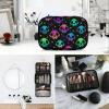 MNSRUU Toiletry Bag Rainbow Style Skull Hanging Makeup Travel bag for Toiletries 3 PCS Toiletry Organizer Bags Portable Clear Toiletry Kit view 2