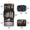 MNSRUU Toiletry Bag Rainbow Style Skull Hanging Makeup Travel bag for Toiletries 3 PCS Toiletry Organizer Bags Portable Clear Toiletry Kit view 3
