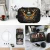 MNSRUU Toiletry Bag Mysterious Skull Horoscope Hanging Makeup Bag for Toiletries 3 PCS Travel Toiletry Organizer Bags Portable Clear Toiletry Kit view 2