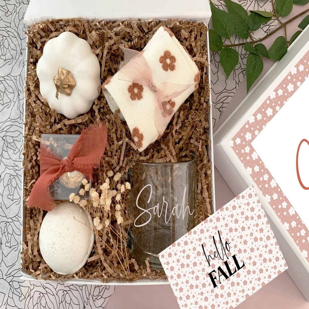 Fall Gift Set for Friend/Fall Gift for Mom/Thankful Gift Box/Autumn Gift Basket/Warm & Cozy Gift Set for Her/Teacher fall Gift Set/ (Full Gift Set)