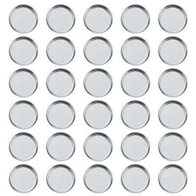 SOLUSTRE 30pcs Empty Eyeshadow Pans Blusher Tray for Diy Makeup Palette Light Portable