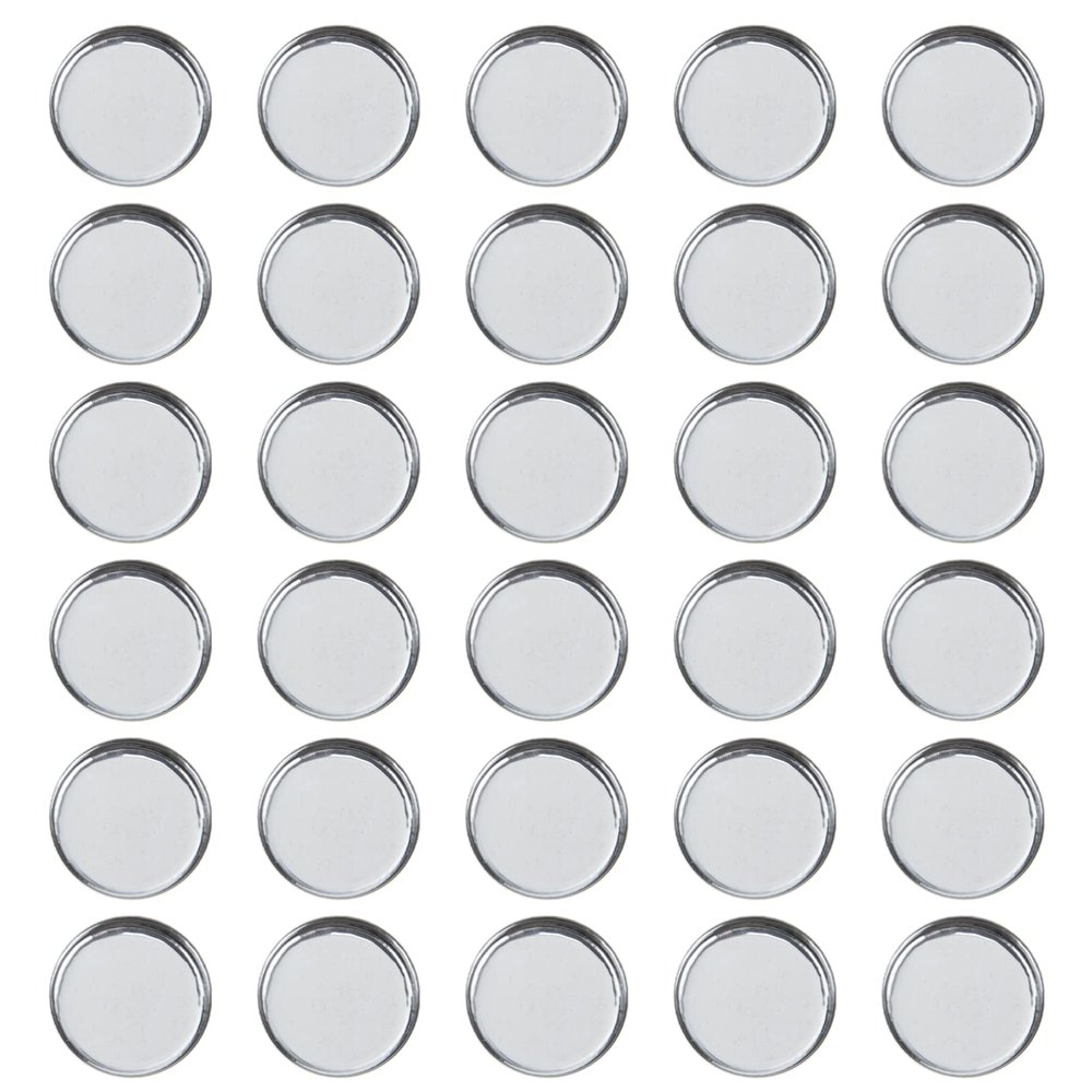 SOLUSTRE 30pcs Empty Eyeshadow Pans Blusher Tray for Diy Makeup Palette Light Portable