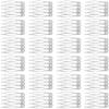 ANCIRS 75 Pack Hair Side Combs for Women, Metal Combs for Securing Headband Veils, 5 French Teeth Bridal Wedding Comb for Girls Hair Accessories - White view 1