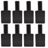 PimyRcyi 8PCS Square Glass Spray bottle,1.7oz Small Refillable Container with Fine Mist sprayer,Perfume bottle (50ml, Matte Black) view 1