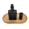 PimyRcyi 8PCS Square Glass Spray bottle,1.7oz Small Refillable Container with Fine Mist sprayer,Perfume bottle (50ml, Matte Black) view 4