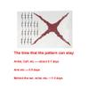 Anime Cosplay Tattoo X,Anime Cosplay Scars Stickers for Halloween (2PCS) view 2