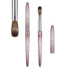 Acrylic Nail Brush Size 14,KEMEISI 100% Pure Kolinsky Nail Art Brushes Sturdy Handle Oval Shaped Acrylic Powder Nail Design Tools for Professional Manicure DIY Home Salon (Brown Gradient) view 1