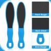 WLLHYF 4 Pieces Double Sided Pedicure Foot File Foot Scraper, Exfoliator Remover Dead Skin Hard Skin Calluses Foot Scrubber Reusable Foot Care Pedicure Tool for Wet and Dry Cracked Feet 2 Sizes view 2
