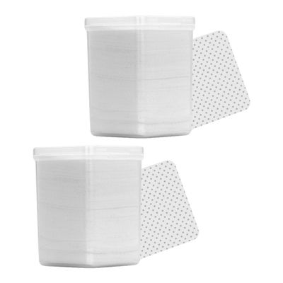 COHEALI 400pcs Grafting Eyelash Cleaning Cotton Pads Non-damaging Makeup Wipe for Nail Glue Bottles for Easy Cosmetic Cleanup and Maintenance