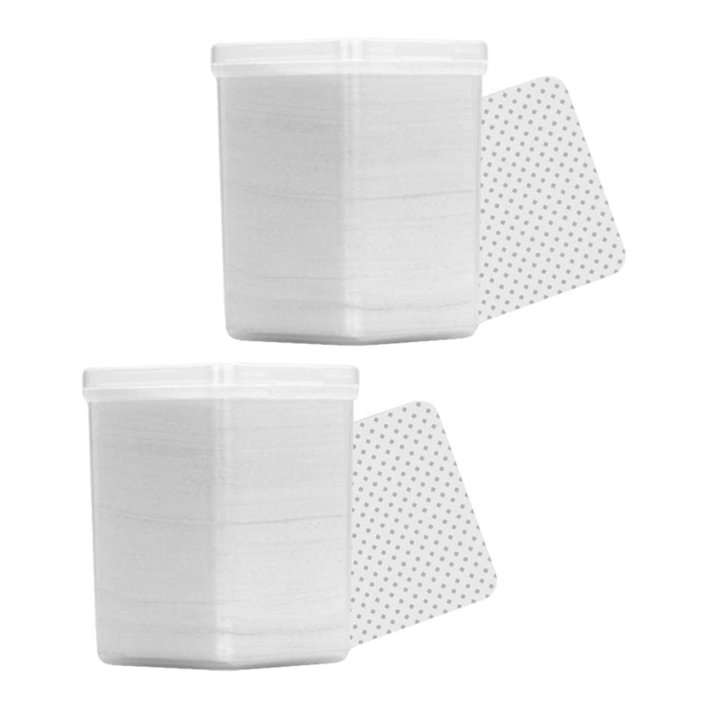 COHEALI 400pcs Grafting Eyelash Cleaning Cotton Pads Non-damaging Makeup Wipe for Nail Glue Bottles for Easy Cosmetic Cleanup and Maintenance