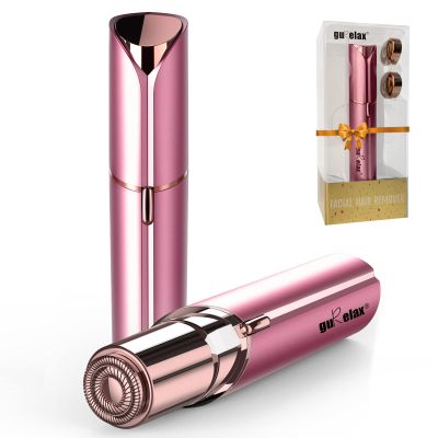 Gurelax Facial Hair Remover for Women (with 2 x Replacement Heads) - Hair Removal Device As a Gift for Mom/Wife/Girlfriend