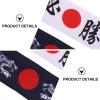 2pcs Bushido Headband Japanese Headband Bandana Chef Hairband Chef Head Bandana Hair Bands Sports s Karate Training China Cotton Double Sided Child view 4