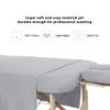 AVALON CARE Massage Table Sheets Sets 3 Pcs 100% Cotton Flannel Massage Sheets Sets - Includes Fitted Sheets for Massage Table, Flat Sheet & Face Cover - Soft & Smooth Massage Bed Cover - Silver view 2