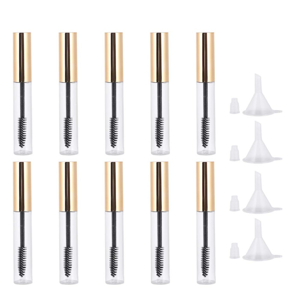 Luxshiny Travel Size Empty Bottles 10ml Refillable Travel Bottles for Toiletry Storage