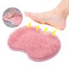Silicone Foot Scrubber for Shower, Larger foot Cleaner for Shower floor, Foot Scrubber Mat with Non-Slip Suction Cups, Easy Feet Cleaning Brush, Improve Foot Circulation & Soothes Tired Feet view 1