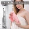 Silicone Foot Scrubber for Shower, Larger foot Cleaner for Shower floor, Foot Scrubber Mat with Non-Slip Suction Cups, Easy Feet Cleaning Brush, Improve Foot Circulation & Soothes Tired Feet view 2