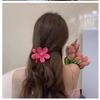 10pcs Flower Hair Clip Plastic/Resin Claw Clips Hair Clips Cute Hair Clips Hair Clips To Match Skid Resistance Hair Clips For Women Girls Hair Accessories And Holiday Gifts (Red) view 3