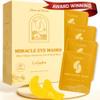 LE GUSHE Gold Under Eye Patches for Puffy Eyes and Dark Circles (30 Pairs) - Hydrating Collagen Under Eye Masks with Snail Mucin - Soothing Puffy Eyes Treatment for Women & Men - Bridesmaid Gifts view 1