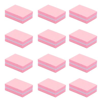 KALLORY 50pcs Sponge Nail Files for Manicure and Pedicure Lightweight Nail Buffers Compact Polishing Tools for Home and Salon Use