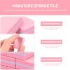 KALLORY 50pcs Sponge Nail Files for Manicure and Pedicure Lightweight Nail Buffers Compact Polishing Tools for Home and Salon Use view 3