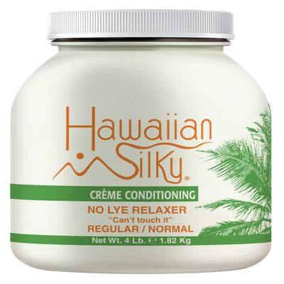 Hawaiian Silky Creme Conditioning No Lye Relaxer - Regular/Normal - 64 oz (Pack of 1)