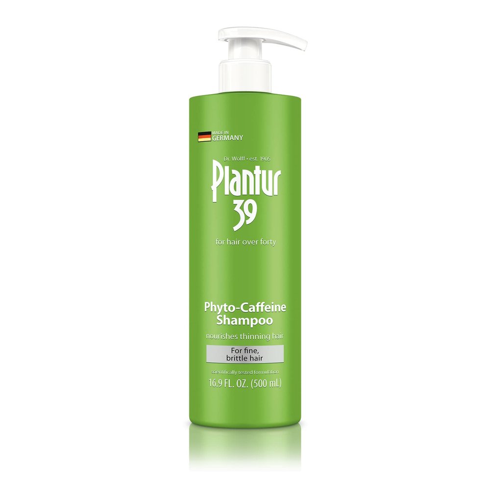 Plantur 39 Fine and Brittle Hair Shampoo (16.9 fl oz) I Phyto-Caffeine Formula I Promotes Natural Growth I For Women's Thinning Hair