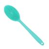 Healifty 1pc Handle Silicone Bath Brush for Shower Exfoliating Back Scrubber Ergonomic Design Gentle Skin Massage Brush view 1