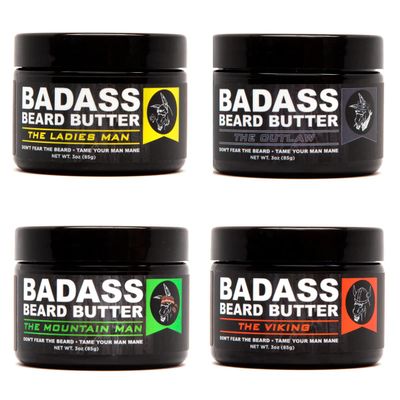 BADASS BEARD BUTTER 4 PACK