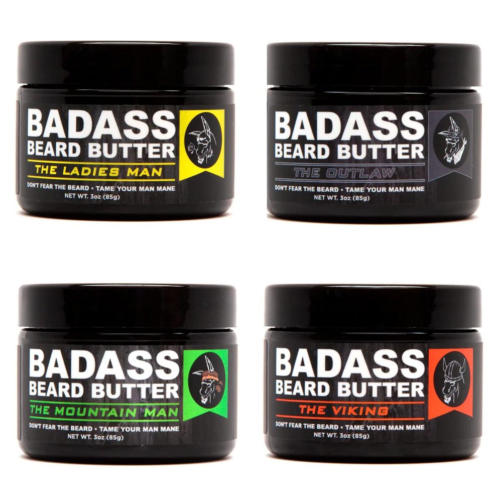 BADASS BEARD BUTTER 4 PACK