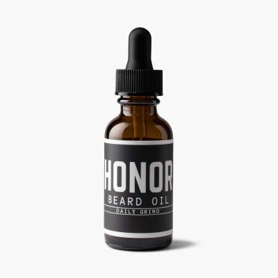 Honor Initiative LW Beard Oil - Coffee, Vanilla, Chestnut - Thin Viscosity Blend to Eliminate Itch & Nourish Skin Beneath Your Beard - 1oz