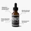 Honor Initiative LW Beard Oil - Coffee, Vanilla, Chestnut - Thin Viscosity Blend to Eliminate Itch & Nourish Skin Beneath Your Beard - 1oz view 3