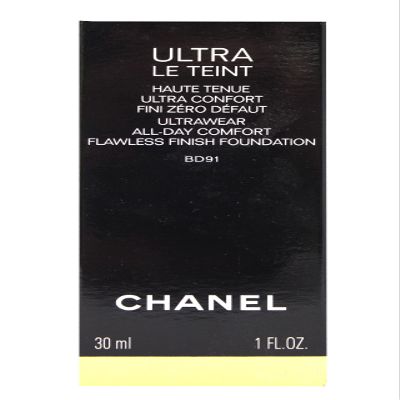 Chanel Ultra Le Teint Ultrawear All-Day Flawless Finish Foundation BD91 1 Ounce