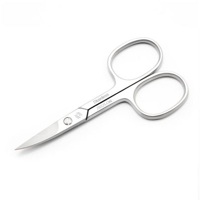 ZIZZLON Nail Scissors Curved Micro Serrated Stainless Steel Eyebrow Scissors for Eyelash, Mustache, Beard, Nose Hair, Toenail  Pedicure, Manicure Scissors for Men and Women