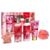 Bath and Body Gift Basket For Women Cherry Blossom Bath & Body Collection Gift Box, Includes Shower Gel, Body Lotion, Body Scrub, Bath Bomb & Sponge - Appreciation Gift Ideas view 3