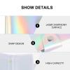 KALLORY 3pcs Nail Storage Pouch Multifunctional Holder for Nail Stamping Templates Stylish Sturdy Design Snap Button for Professionals view 2