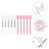 FRCOLOR 30pcs Portable Mini Lip Brushes Lipstick Applicator for Precise Makeup Soft Lip Gloss Brush Travel-friendly Cosmetic Accessory view 4