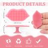 2 Pieces Lip Scrub Brush, Silicone Lip Scrubber and Exfoliating Brush Tool for Men Women Smoother and Fuller Lip Appearance (Color A) view 2