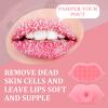 2 Pieces Lip Scrub Brush, Silicone Lip Scrubber and Exfoliating Brush Tool for Men Women Smoother and Fuller Lip Appearance (Color A) view 3