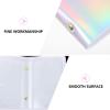 LALAFINA 3pcs Nail Plate Package Snap Button French Manicure Stamping Plate Bag Nail Storage Case view 4