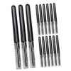 Beavorty 20pcs White Eyebrow Brush Set Lids Makeup Tool for Women Men Daily Use Home Salon Plastic Nylon Bristles view 1