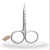 ZIZZLON Cuticle Scissors Extra Fine Curved, Professional Stainless Steel Nail Scissors for Precision Cuticle & Grooming Work, 3.74 inches, 1 Pc view 1